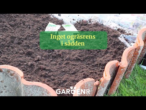 Inget ogräsrens i sådden - Trädgårdshacks med GardenR