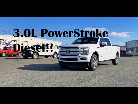 2018 Ford F-150 Lariat 3.0L PowerStroke V6 Diesel!! Exterior and Interior Walkaround