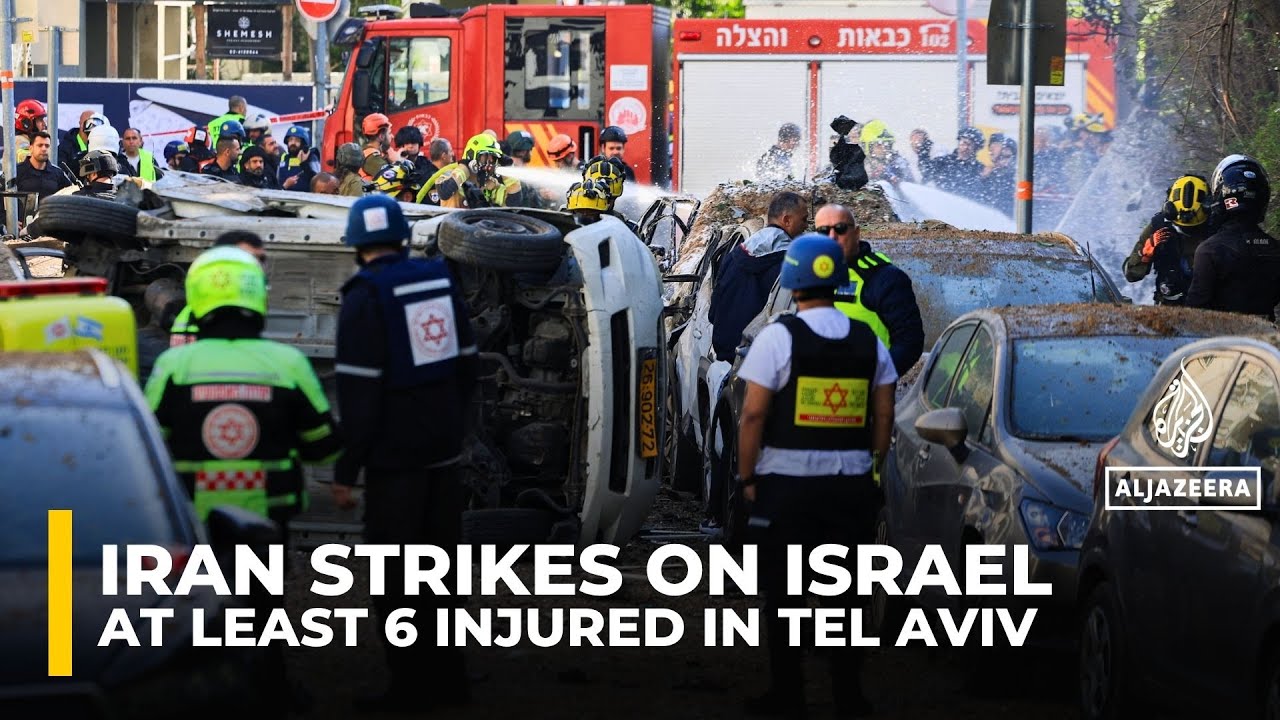 At least 6 injured in Tel Aviv by shrapnel from Iranian missile interceptions: Israeli media