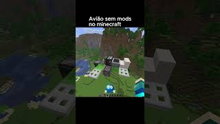 AVIÃO SEM MODS NO MINECRAFT
