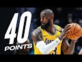 LeBron James 2nd 40 Point Performance This Season February 20 2025