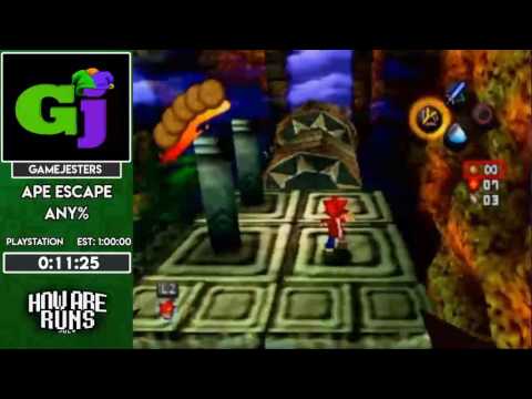 How Are Runs - Ape Escape Any% in 57:14 by GameJesters