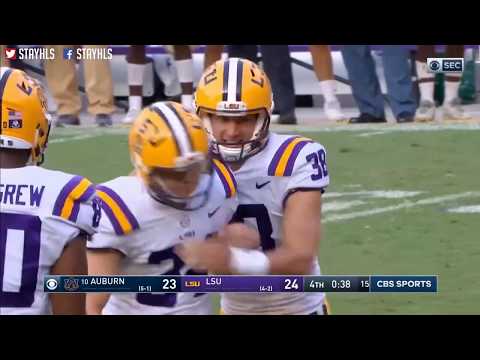 LSU Tigers vs Auburn Tigers Full Game Highlights   LSU Epic Comeback   CFB Week 7