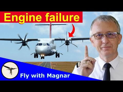 ATR 72-600 engine failure procedure