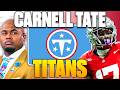 Carnell Tate to the TITANS! ⚔️ Steve Smith Sr. Breaks Down the #4 Overall Pick