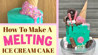 How To Make A Loaded Melting Ice Cream Cake