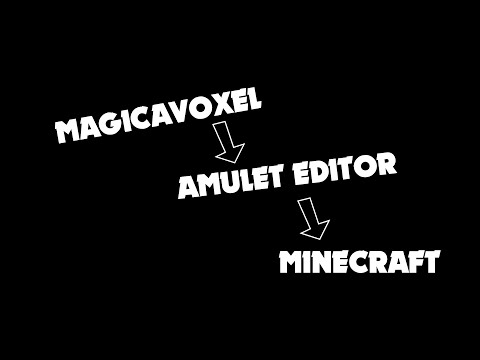 How to export Magicavoxel models to Amulet Editor
