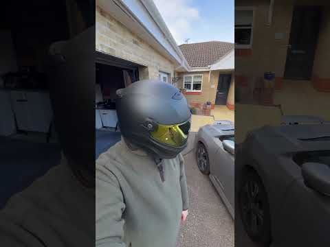 Scorpion Covert FX Gold Visor (purchased from Louis Moto)