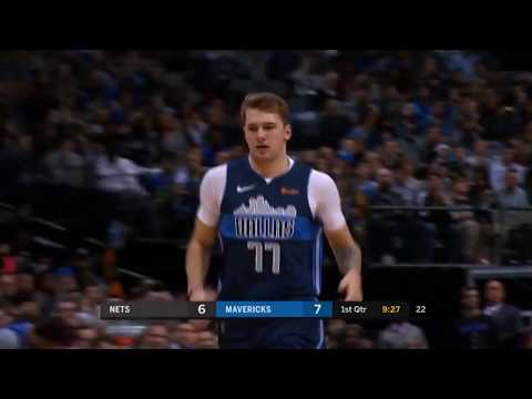 DeAndre Jordan Consecutive Assists to Luka Dončić! (2018.11.21)