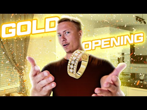 Gold jewelry in the viewer packages unboxing! ✨