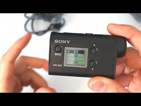 Экшн видеокамера Sony HDR-AS50B черный - Видео