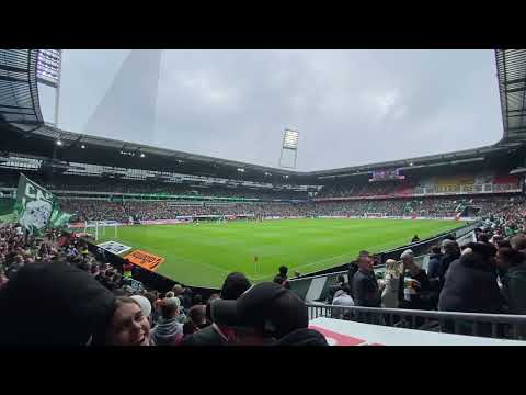 2023-10-28 SV Werder Bremen - 1. FC Union Berlin 2:0 - Einlauf der Mannschaften