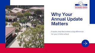 Why Your Annual Update in ParentVUE Matters | Oxnard Union High School District