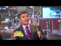 George Stephanopoulos and Mr Snuffllupugas Good Morning America