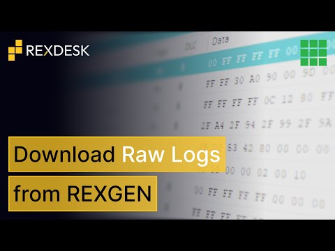 Retrieve raw data from a REXGEN series