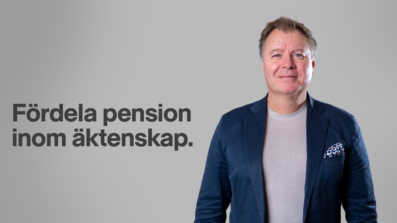 Fördela pension inom äktenskapet