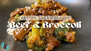 HOW TO MAKE TAKE OUT BEEF & BROCCOLI | 30 MINUTE WEEKNIGHT MEAL| EASY COOKING TUTORIAL