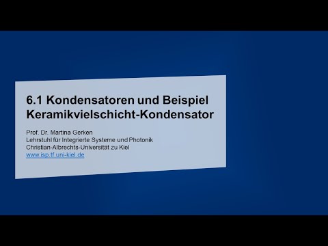 6.1 Capacitors and example of a ceramic multilayer capacitor