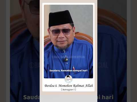 (Bhg.1) Berdoa & Memohon Rahmat Allah