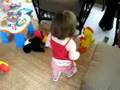 Maggie Dancing With Elmo