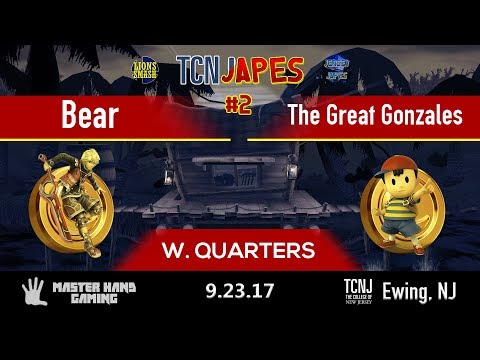 TCNJapes 2 - The Great Gonzales (Ness) vs. Bear (Shulk) - Winner's Quarters