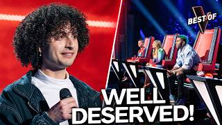 He Was SHAKING With Nerves... Then Turned ALL 4 CHAIRS | The Voice