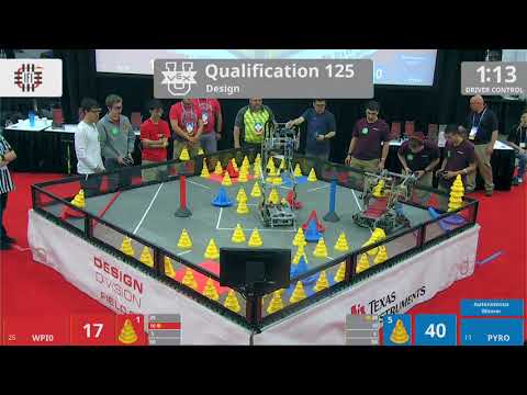 2018 VEXU Design Q125 - WPI0 vs PYRO - 12 to 92