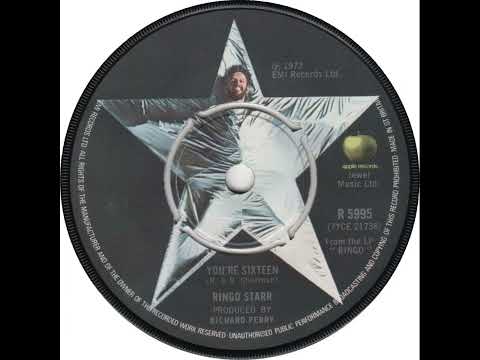UK New Entry 1974 (35) Ringo Starr - You're Sixteen