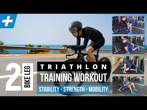 Triathlon-Trainings-Workout 2: FAHRRAD-BEIN | Kraft – Stabilität – Mobilität | Tim Keeley | Physi...
