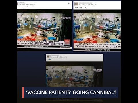 FALSE: Photo shows COVID-19 ‘vaccine patients’ eating other patients