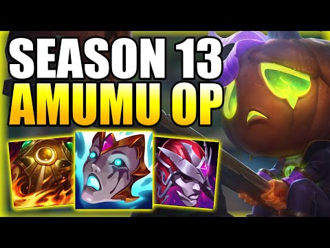 RIOT BROKE AMUMU JUNGLE WITH THE NEW S13 CHANGES & BUFFS! Best Build/Runes Guide League of Legends