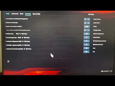 How to enable Secure boot In asus Rog Strix Laptops