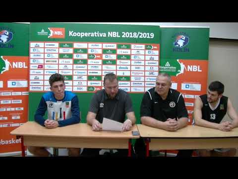 Tisková konference: BC GEOSAN Kolín - Královští sokoli Hradec Králové 20. 10. 2018
