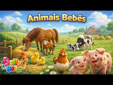 Aprendendo Palavrinhas - Animais Bebês | JellyBeat Brasil 🐣