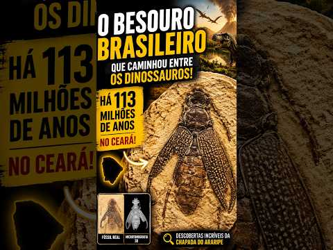 O BESOURO BRASILEIRO QUE VIVEU ENTRE OS DINOSSAUROS