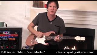 Video thumbnail for Asher Guitars Marc Ford Model Destroy All Guitars by Asher Guitars & Lap Steels