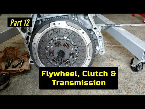 F23 Honda Accord Engine Rebuild Part 12: Flywheel, Clutch & Transmission