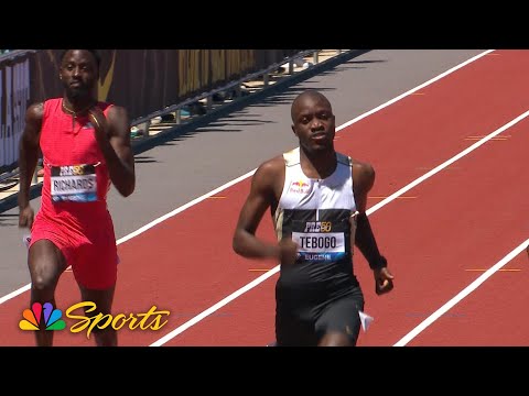 Olympic champion Letsile Tebogo posts 200m WORLD LEAD at Prefontaine Classic | NBC Sports