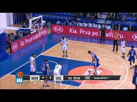 ABA Liga 2016/17, Round 17 match: Mornar - Olimpija Ljubljana (8.1.2017)