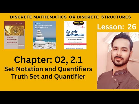 Lesson 26 Set Notation and Quantifiers | Truth Set and Quantifier