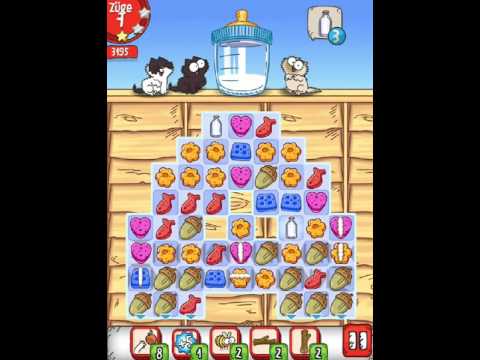 Simons Cat - Crunch Time - Level 195 - No Boosters (by match3news.com)