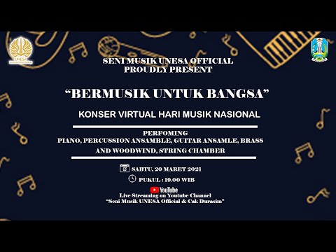 KONSER VIRTUAL HARI MUSIK NASIONAL “Bermusik untuk Bangsa”