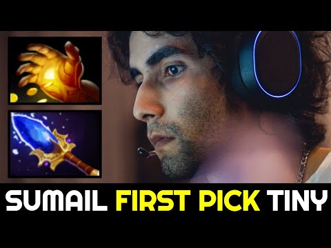 SUMAIL First Pick Tiny — Midas Build vs 6 Slotted Medusa Dota 2