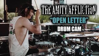 The Amity Affliction | Open Letter | Drum Cam (LIVE)