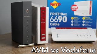 Vodafone Station Wi-Fi 6 vs FRITZ!Box 6690 und 6660