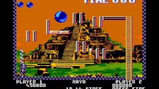 [AMSTRAD GX4000] Pang - Longplay (Part 4 : Levels 15-17 + ending!)