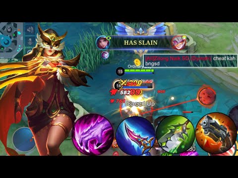 Natalia Hyper Carry Damagenya Serasa Cheat? | Natalia Best Build 2022 - MLBB
