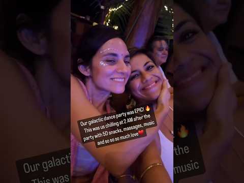 Our Party Galactic was EPIC🔥 This was us chilling at 2AM after-party with so so so much love 💕