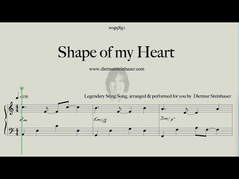 Shape of my Heart  -  Easy Piano  -  Sting
