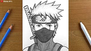 Download lagu Cara Menggambar Anime dengan Mudah || Cara Menggambar Kakashi Versi Anbu || Tutorial Menggambar N... mp3